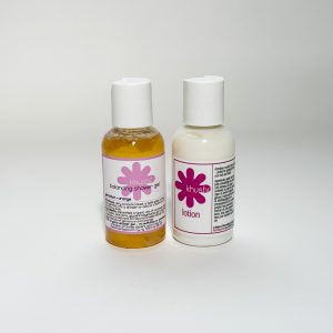 Mini lotion and shower gel combo
